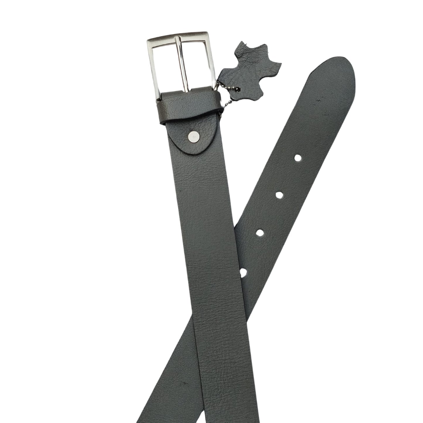 Men Buffalo leather belt grey color | Waist Belt for boys &amp;