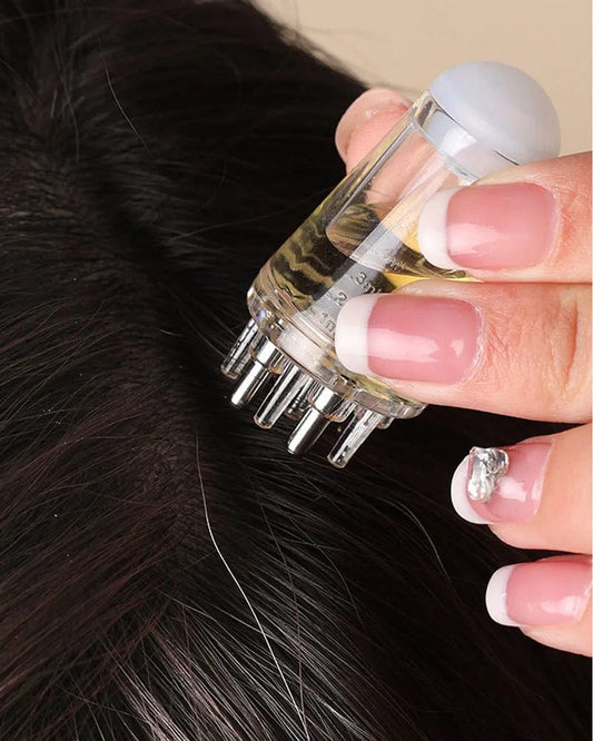 Scalp Root Hair Oil Applicator | Mini Oil Massage Comb 6ml (Random