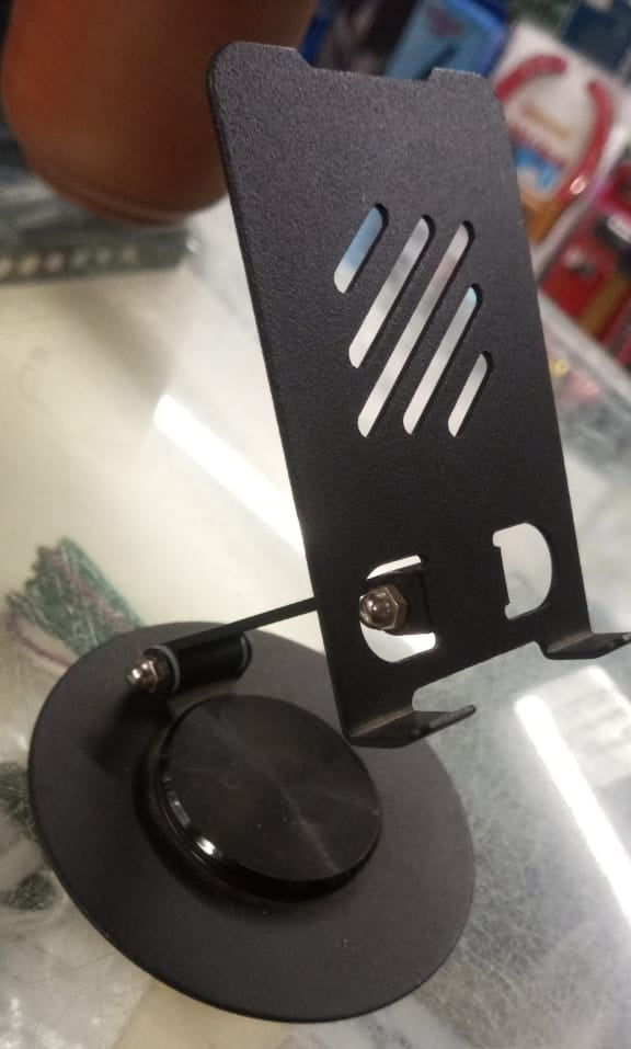 360-Degree Rotate Metal Desk Mobile Phone &amp; Tablet Holder Stand (Random Color)