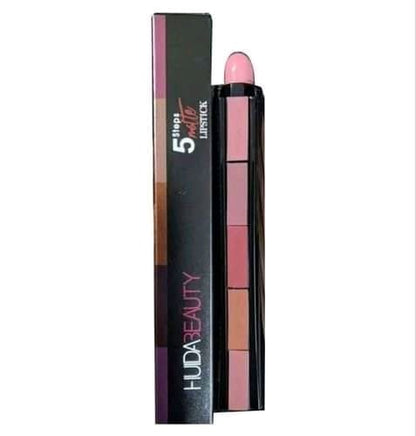 5 In 1 Huda Beauty Lipstick Nude Shades