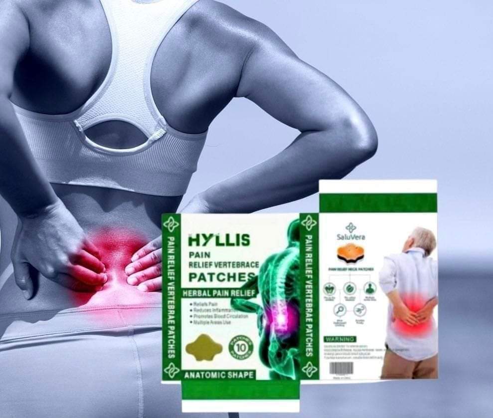 HYLLIS Pain Relief Patches - 10 Neck Pain Patches / Safe &amp;