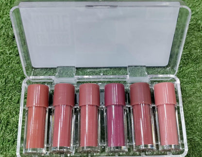 Pack Of 6 Nude shades lipgloss