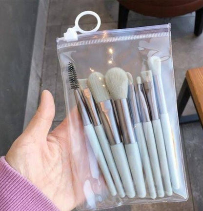 8 Pieces Cute Mini Brushes Pack (random color)