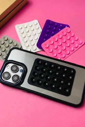 Mobile bubble Grip | Silicone Suction both side Bubble Grip Cup Phone