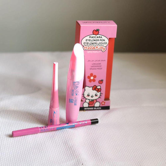 3 in 1 mascara eyeliner and pencil set