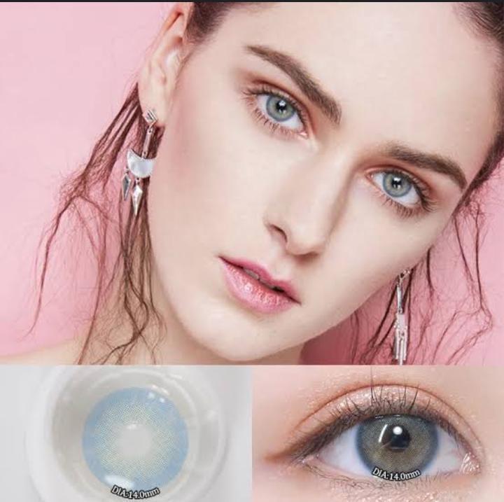 Aqua green lens