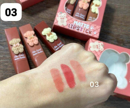 pack of 3 Color castle pigmented lipsticks pack