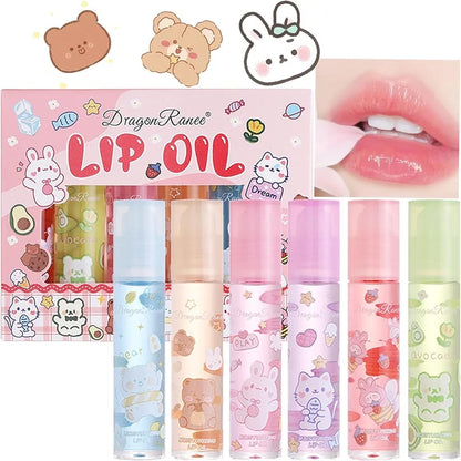pack of 6 Lip Oil for winters Glossy lips