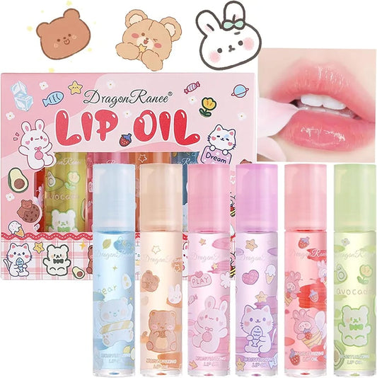 pack of 6 Lip Oil for winters Glossy lips