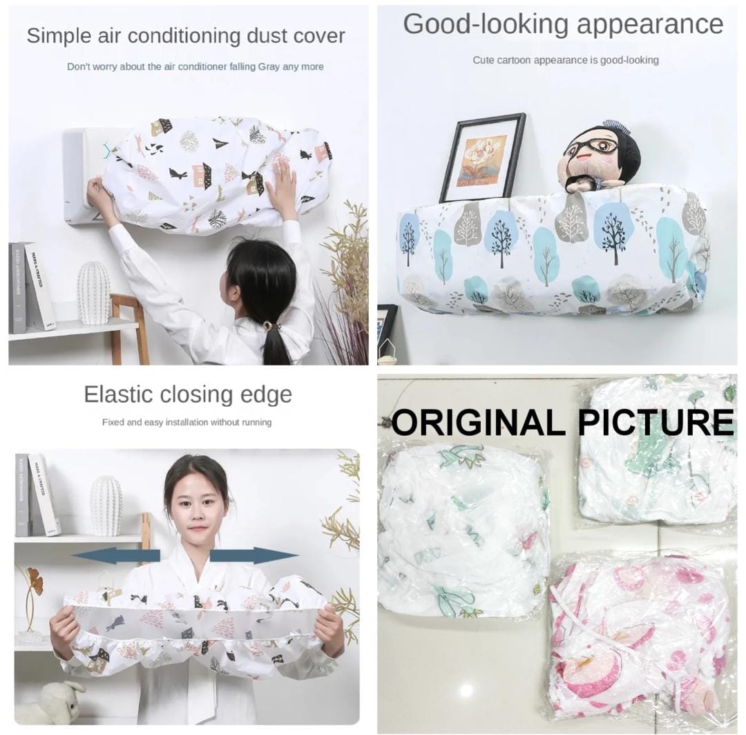 Ac Protective Dust Cover Cute Cartoon Printing Dust Cover for air