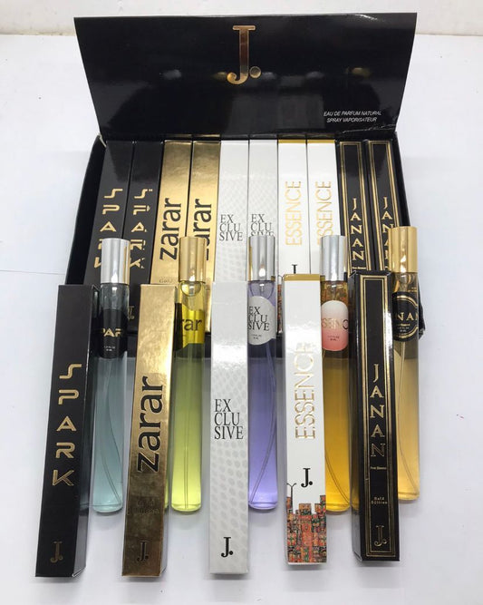 Pack of 20 - J. Pen Perfume set | Junaid Jamshed Multi