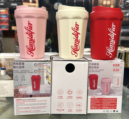 Coke Cup Humidifier Car Home USB Aroma Diffuser Summer Flame Air Coke