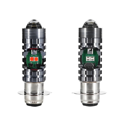 Bike LED Headlight Bulb with 5 Function- Police Light Red, Blue White