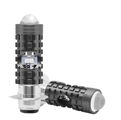 Bike LED Headlight Bulb with 5 Function- Police Light Red, Blue White