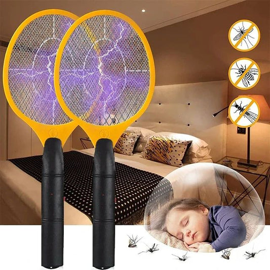 (NW000404) Electric Mosquito Killer Racket 2 In 1 Led Flash Light (Battery