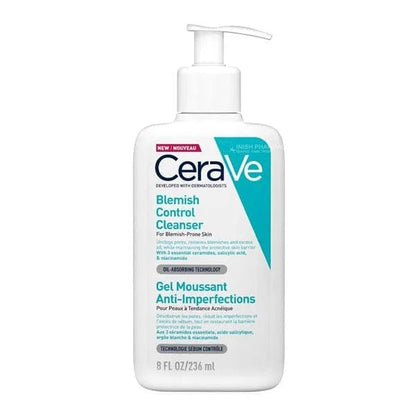 CeraVe Blemish Control Face Cleanser with 2% Salicylic Acid &amp; Niacinamide for