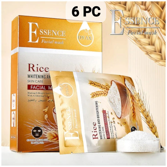 (pack of 6 ) Rice moisturizing face mask 30ml