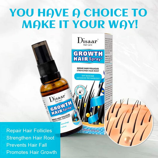 Original Growth Hair Oil Spray Repair Follicles Strengthen Hair Root DHT Blocker