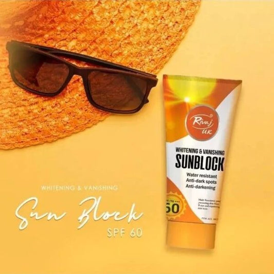 Rivaj UK Sun Block Spf 60 Original Rivaj UK Whitening &amp; Vanishing