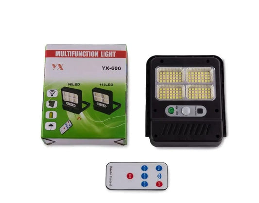 Multifunction 360 Degree Rotatable Remote Control LED Solar Light Wall Lamp with