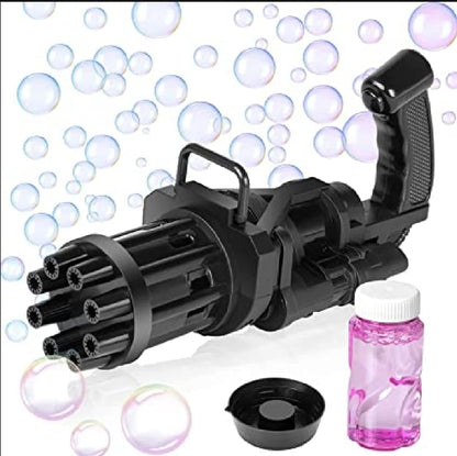 8 Hole Massive Bubble Gun_Gatling Bubble Machine 8 Hole Bubble Blower Automatic