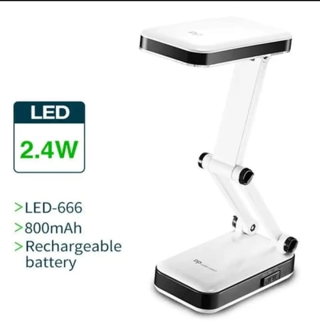 DP Led Light Rechargeable and Fashionable Folding Design SMD LED Desk Lamp