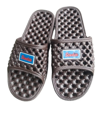 Bathroom Anti Slip Slippers, Washroom Shower Home Soft Rubber Rubber Slippers (Random