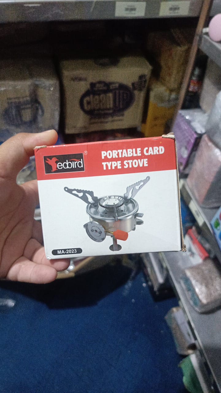 Camping Stoves Folding Outdoor Gas Stove Card Type Palm Square furnace