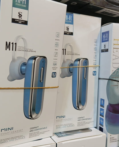 M11 Bluetooth Wireless Headset Right Ear Or Left Single Earbuds For phone