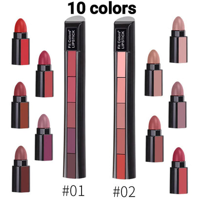 ( pack of 2 ) 5-in-1 Lipstick | Five Shades In