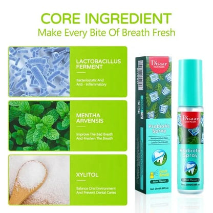(pack of 3 ) Mouth Spray | 20ml Natural Breath Freshener Portable