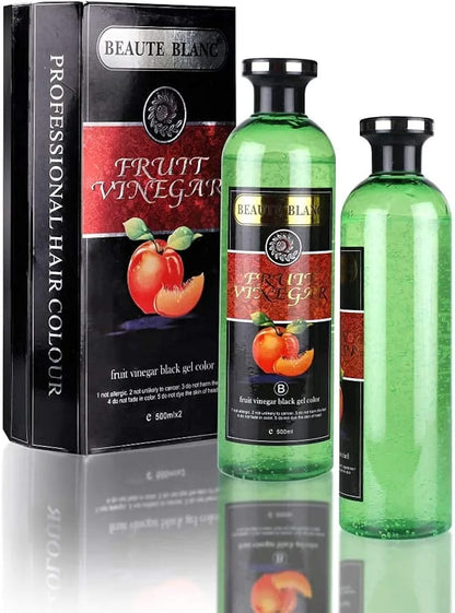 Aravli BEAUTE BLANC Fruit Vinegar Black Gel Color, 500 ml