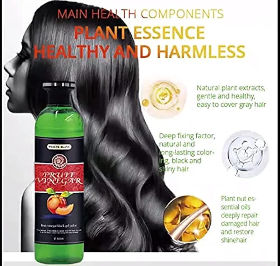 Aravli BEAUTE BLANC Fruit Vinegar Black Gel Color, 500 ml