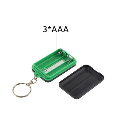 Portable Mini COB LED Keychain / Multifunctional square key light (random color)