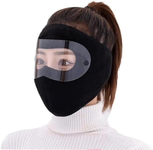 Windproof Anti Dust Full Face Masks Cycling Ski Breathable Masks Eye HD