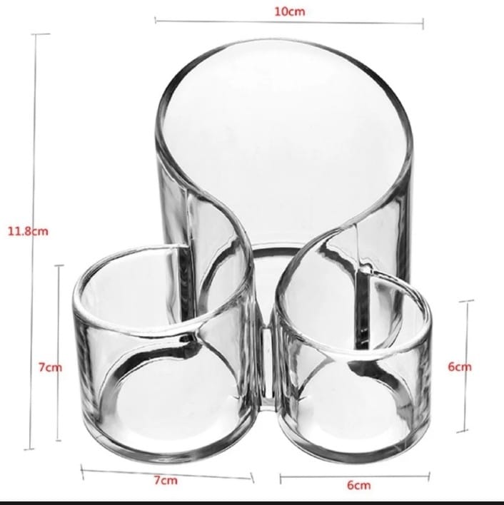 Cosmetic Makeup Organizer Transparent Acrylic Lipstick Holder Display Stand
