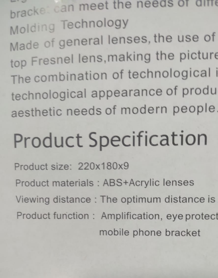 F3 Mobile Screen Magnifier | Enlarged Mobile Screen Amplifier Large Screen Eyes