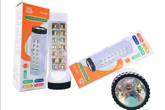 Rechargeable SMD FlashLight, HG-238, High quality, durable Study Torch Lamp Light, Long
