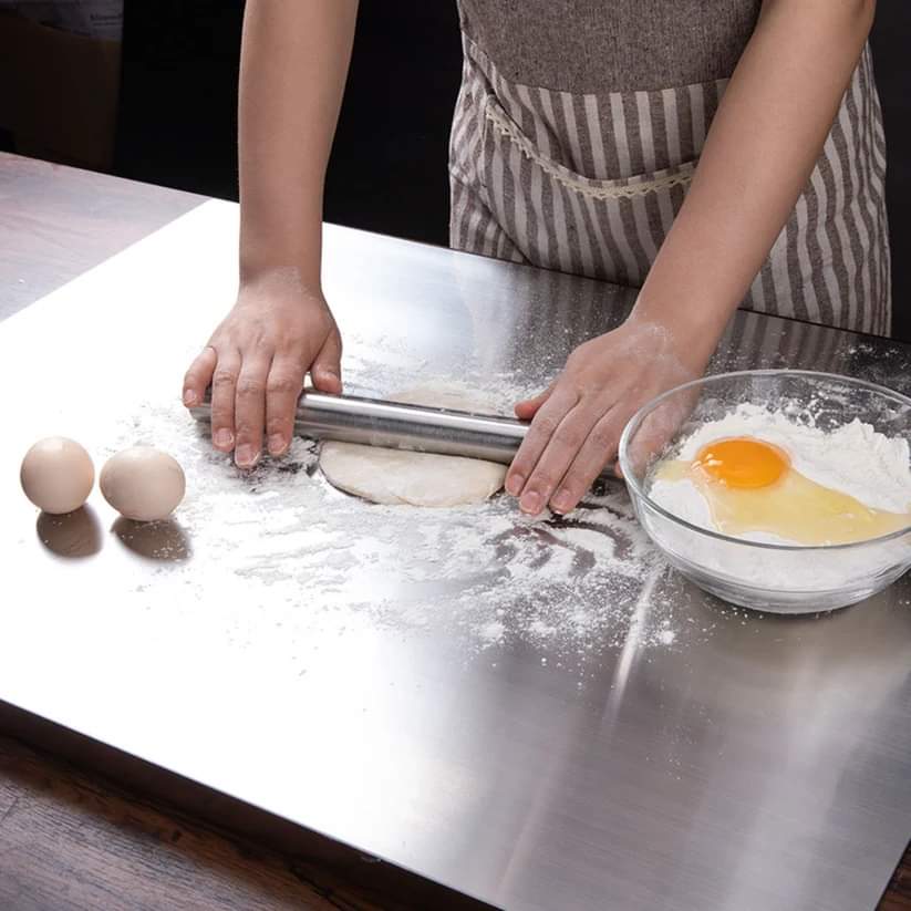Stainless Steel Cutting Board Durable / Rolling Pins for Baking Kitchen
