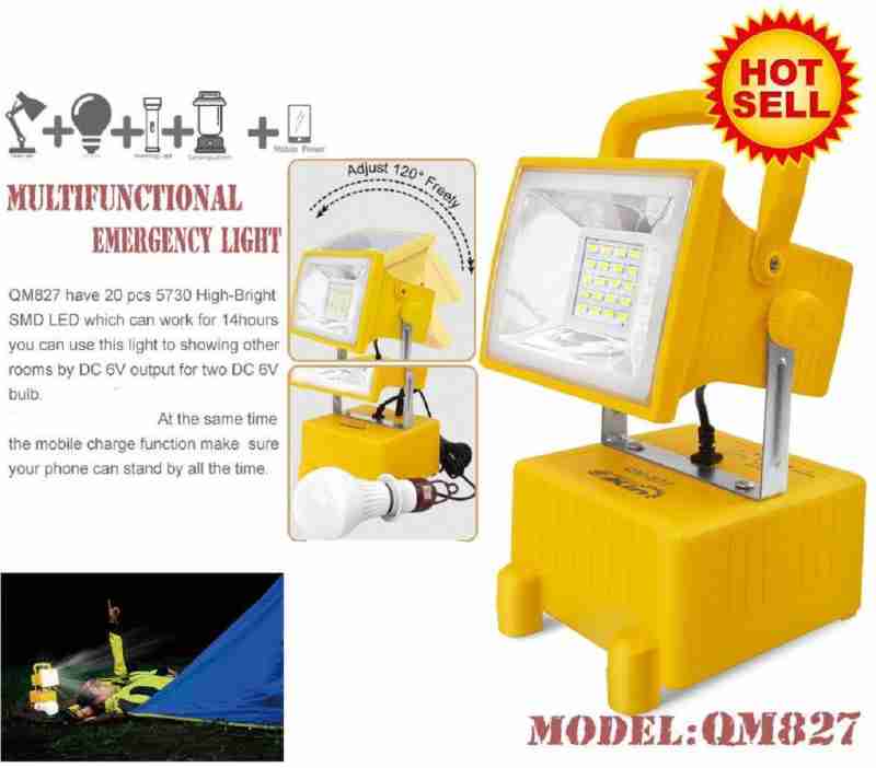 Soxin Qm - 827 Rechargeable Portable Emergency Led light