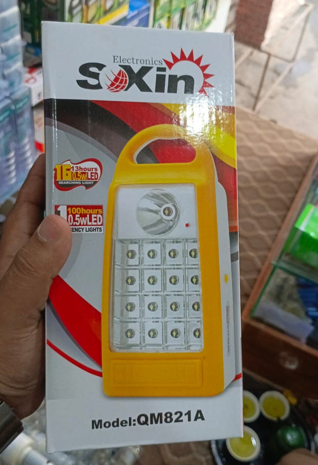 Multifunction Rechargeable Emergency Light (QM821A) (Random color)