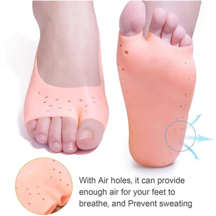 Silicone Gel Moisturizing Socks, Non-Slip Socks, Cracked Foot Prevention Socks, Foot Care
