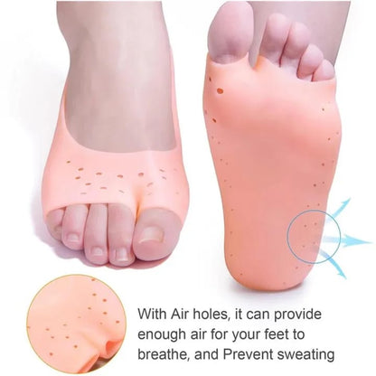 Silicone Gel Moisturizing Socks, Non-Slip Socks, Cracked Foot Prevention Socks, Foot Care