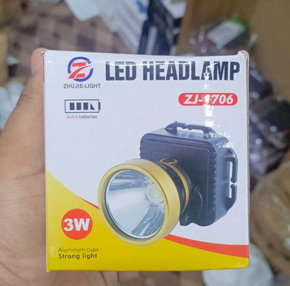 LED Head Lamp with 90° Degree Lighting angle adjustment For Fishing, Hunting,