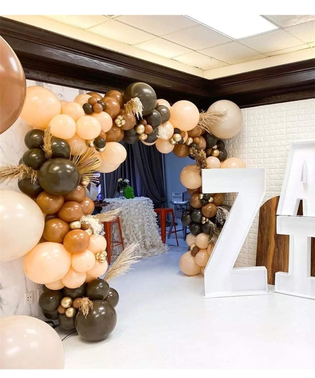 Balloon Garland Kit Coffee Brown for Garland Theme Party Birthday Baby Shower