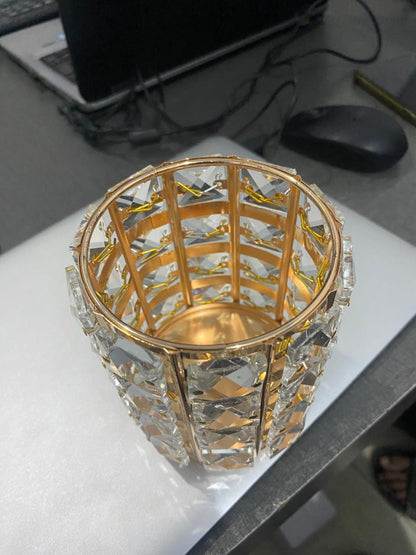 Crystal makeup brush Holder Or Pen Holder