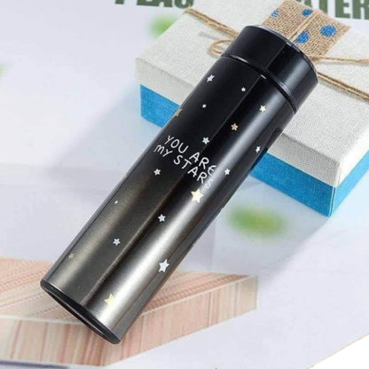 Stars Colorful smart LED Temperature Bottle (500ml) - Random Color