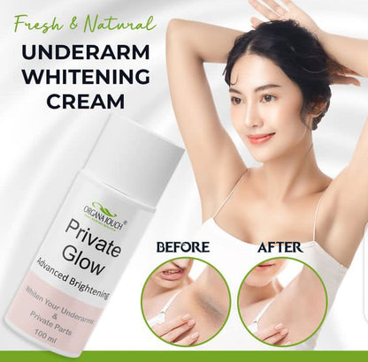 Organa Touch Fresh &amp; Natural Underarm Whitening Cream Private Glow ( Advanced