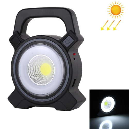 JY-819A 10W Solar Rechargeable White Light COB LED Work Light, Handheld Camping