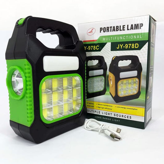 Solar Camping Lantern with Power Bank Function, JY-978D / Portable Rechargeable Lantern